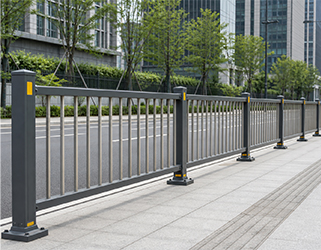 Traffic and municipal guardrail